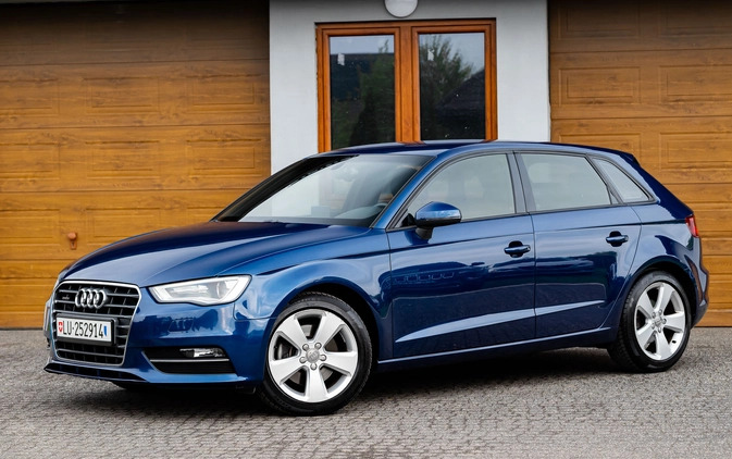 Audi A3 cena 58900 przebieg: 188000, rok produkcji 2014 z Warszawa małe 742